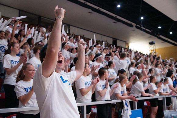 BYUI vs BYU Basketball Game - Feb 2025