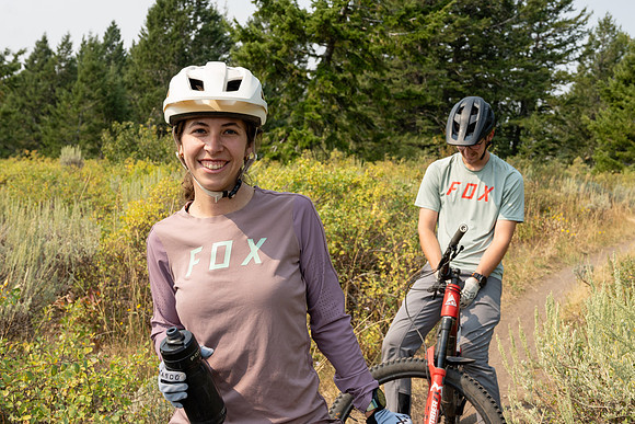 Media Creation Team mountain biking.