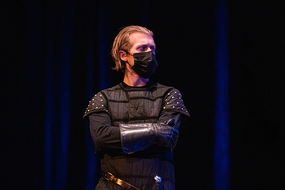 BYU-Idaho theatre department dress rehearsal of Shakespeare's Henry V.