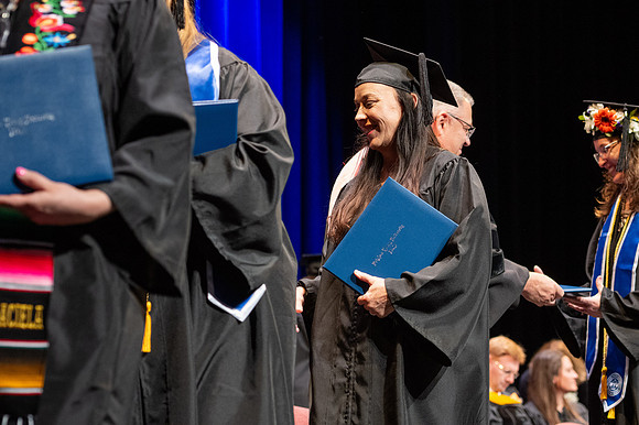 Graduates during convocation for the College of Academic Success & Interdisciplinary Studies.