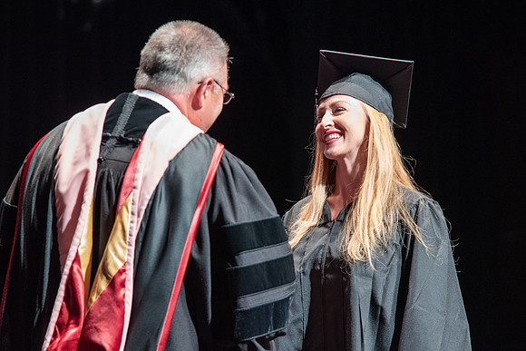 Graduates during Interdisciplinary Studies convocation.