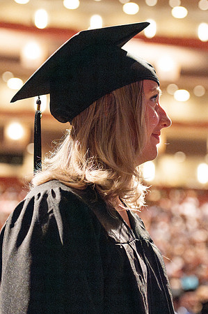 Graduates during convocation for the College of Agriculture and Life Sciences.