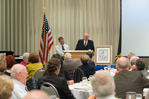 Nov, 9 2014, Ed and Arlene Williams were honored at Emeritus Breakfast.
