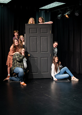 Students from the theater deparment graduation in the Spring Semester.