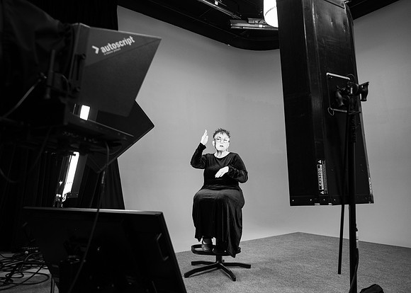 Behind the scenes for BYUI Devotional in the I Center