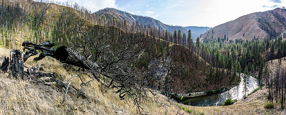 Various landscapes in central Idaho along a well known bikepacking route.