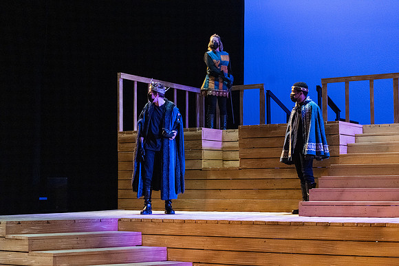 BYU-Idaho theatre department dress rehearsal of Shakespeare's Henry V.