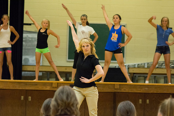 Dance workshop at the Green River Wyoming Stake center.