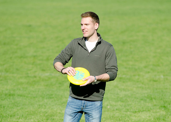 Frisbee is a favorite among these students of BYU-Idaho.