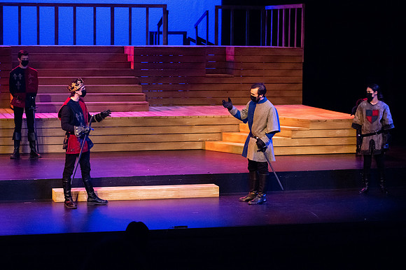 Henry V performed with three other Shakespeare plays put on by BYUI theatre students for the Shakespeare festival.