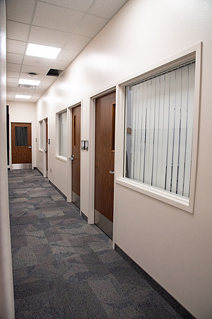 New offices for the dance and theater department in the Hart building.