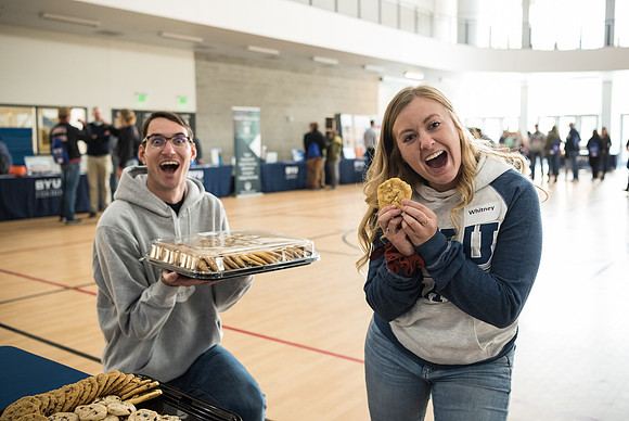 Prospective students and parents tour campus and participate in various activities. Fall Semester.