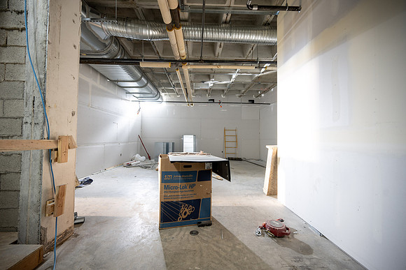 David O. McKay Library Construction Progress - Apr 2025