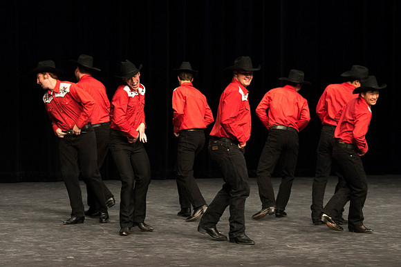 Dance performance in Green River Wyoming.