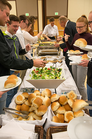 Students have the opportunity to enjoy a wonderful meal for only $3.00 and be part of the Devotional Luncheon.