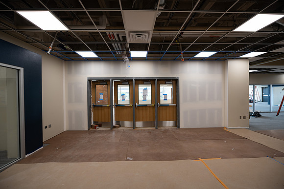 Third floor of the McKay Library in July 2025