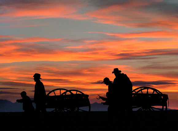 Handcart Sunset