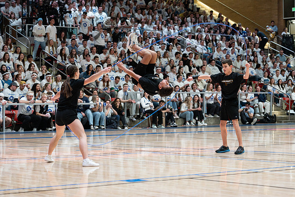 BYUI vs BYU Basketball Game - Feb 2025
