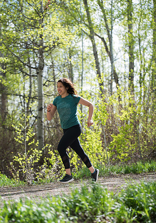 Krystal Diaz running for recreation - May 2019