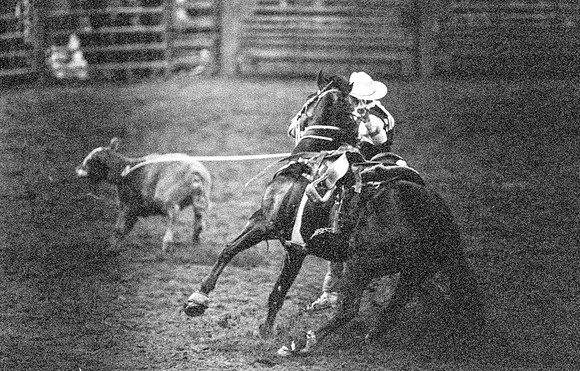 The main event was calf roping