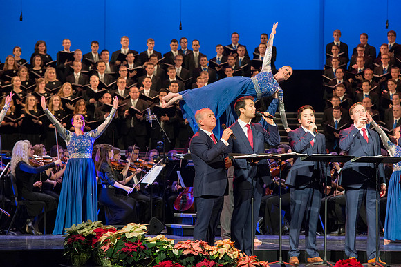 BYU-Idaho Choirs and Orchestra perform at A BYU-Idaho Christmas Concert featuring The King Singers.