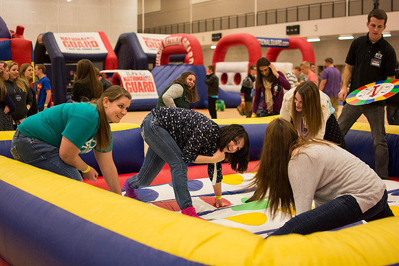 I-Night, held on campus at Brigham Young University-Idaho, allows students to enjoy various activities before classes begin for the semester.