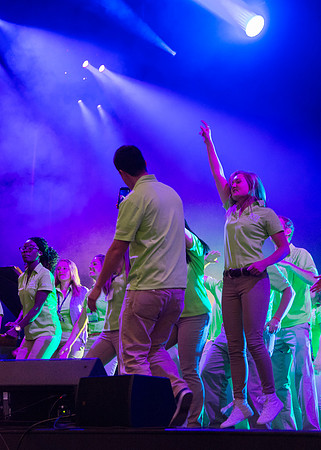 Get Connected puts on talent show for new students.