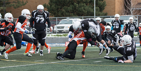 Competitive Football Championship game.
