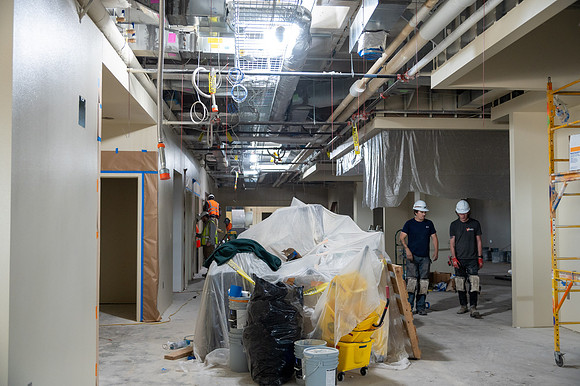 Mckay Library Construction - Apr 2025