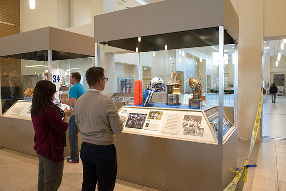 Legacy Hall in the Manwaring Center received some additional art work creating a lasting tribute to the ongoing Sprit of Ricks here at BYU-Idaho.  Two new show cases were added to Legacy Hall to pay t