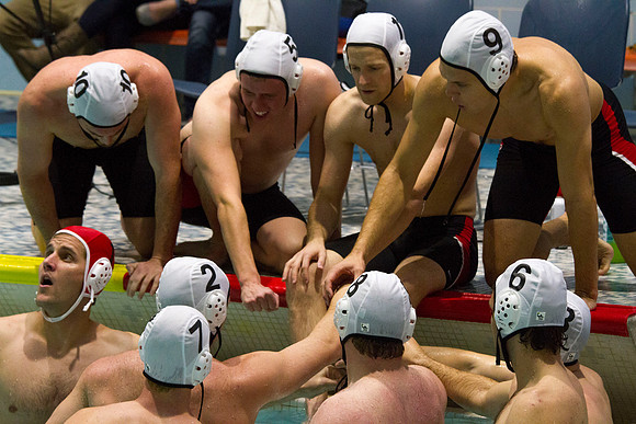 A competitive and fierce Water Polo game with back to back scoring, eventually put the Knights on top, making their record 2-1.