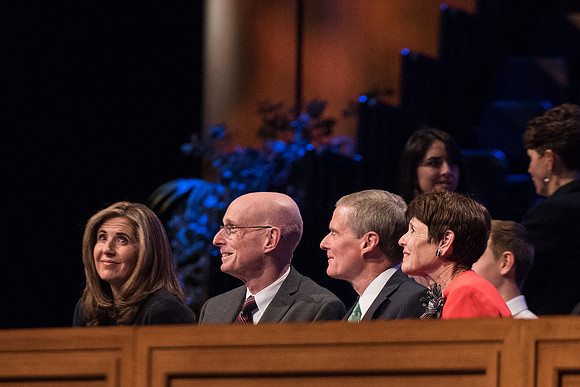 BYU-Idaho Devotional. Guest speaker Elder David A. Bednar and his wife. Fall Semester