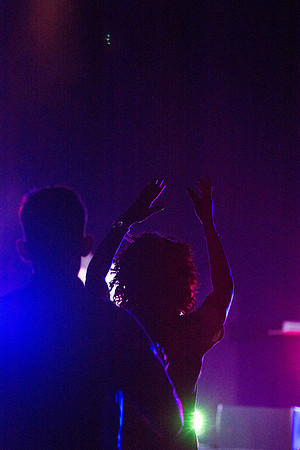 Get Connected puts on talent show for new students.