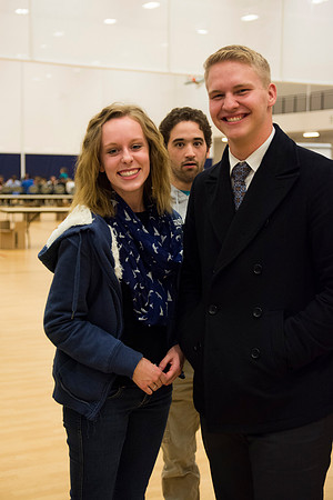 Students do a variety of service activies together with their dates.
