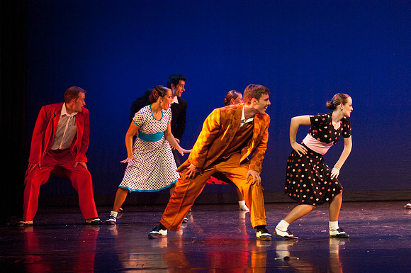 Students perform in dress rehearsal of Extravadance dance performance- Jul 2010