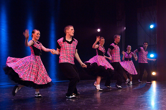 Students perform in dress rehearsal of Extravadance dance performance- Jul 2010