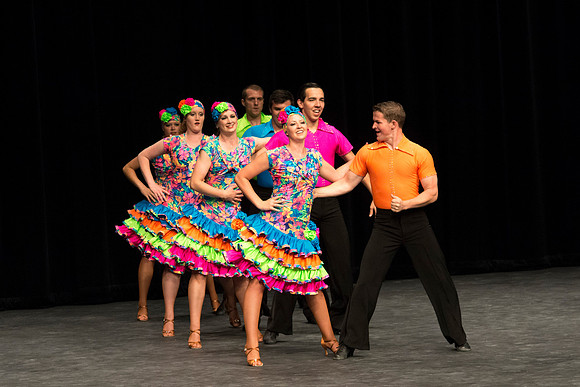 Dance performance in Green River Wyoming.