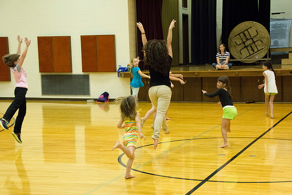 Dance workshop at the Green River Wyoming Stake center.