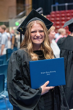 Graduates during convocation for the College of Performing and Visual Arts.