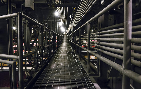 New employees get a tour of the BYU-Idaho Center.