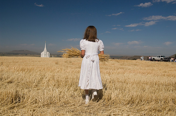 Children in the wheat fields- AUG 2007