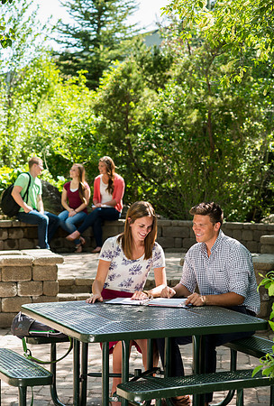 Student models for the Be Smart brochure cover.