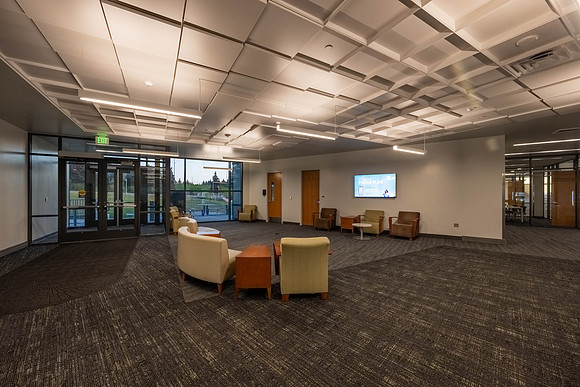 Science & Technology Center interior and exterior.