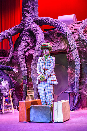 The theatre department's dress rehearsal of the Wind in the Willows in the Snow Drama Theatre.