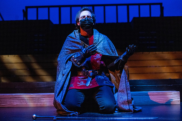 BYU-Idaho theatre department dress rehearsal of Shakespeare's Henry V.