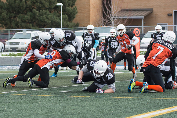 Competitive Football Championship game.