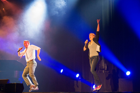 Get Connected puts on talent show for new students.