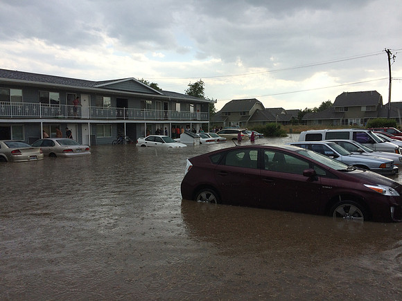 July 15, 2014 Over an inch of rain in less than an hour created a flash flood through Rexburg streets, through a few BYU-Idaho buildings and also flooded several students basement apartments. The even