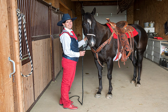 Julie Lee is an Americana horseback rider and has been affiliated with teaching at BYU-Idaho.