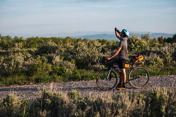 James rides a route starting and ending in Rexburg and looping through Green Canyon and Heisi Hot Springs.